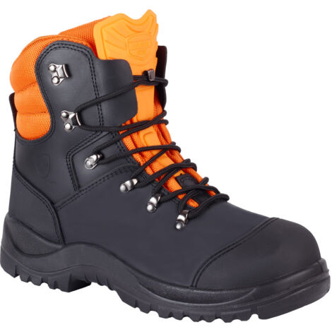 Chaussures sécurité scie à chaîne S3 ARUD cuir hydrofuge antidérapantes
