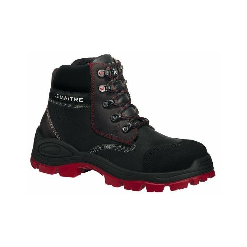 Chaussure de sécurité haute vardaero s3 semelle rouge pointure 39