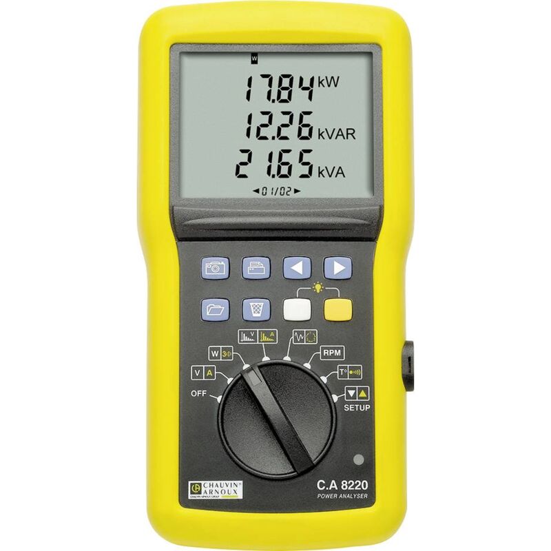 Chauvin Arnoux - c.a 8220 Analyseur de réseau monophasé avec fonction enregistreur X885771