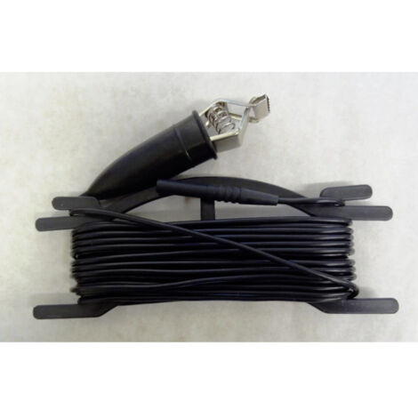 Chauvin Arnoux  Messleitung Bananenstecker Krokoklemmen 10 m Schwarz 1 St.