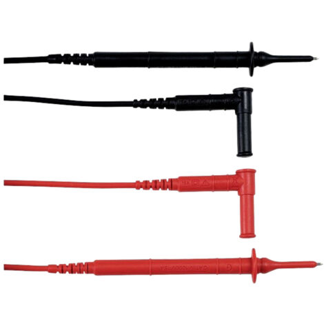 Chauvin Arnoux  Messleitungs-Set 4 mm Sicherheits-Stecker 4 mm Sicherheits-Buchse  Rot, Schwarz 1 Se