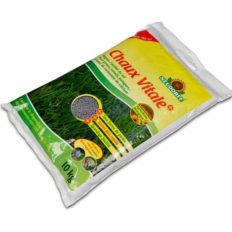 Chaux agricole améliorée pour gazon