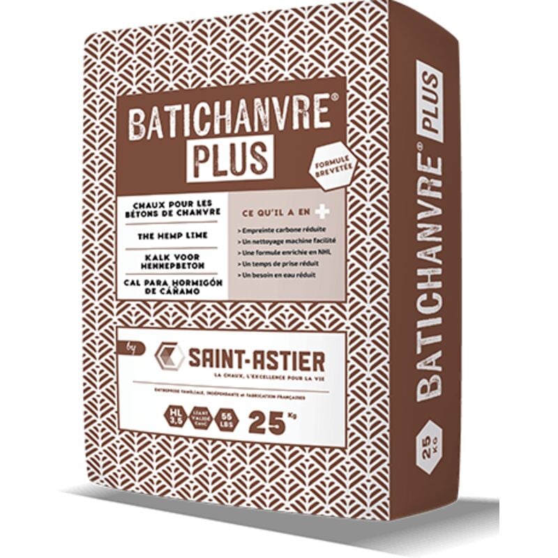 Chaux batichanvre SAINT ASTIER, Sac de 25kg