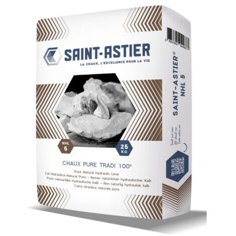 Chaux hydraulique NHL 5 Saint Astier Pure tradi 100,