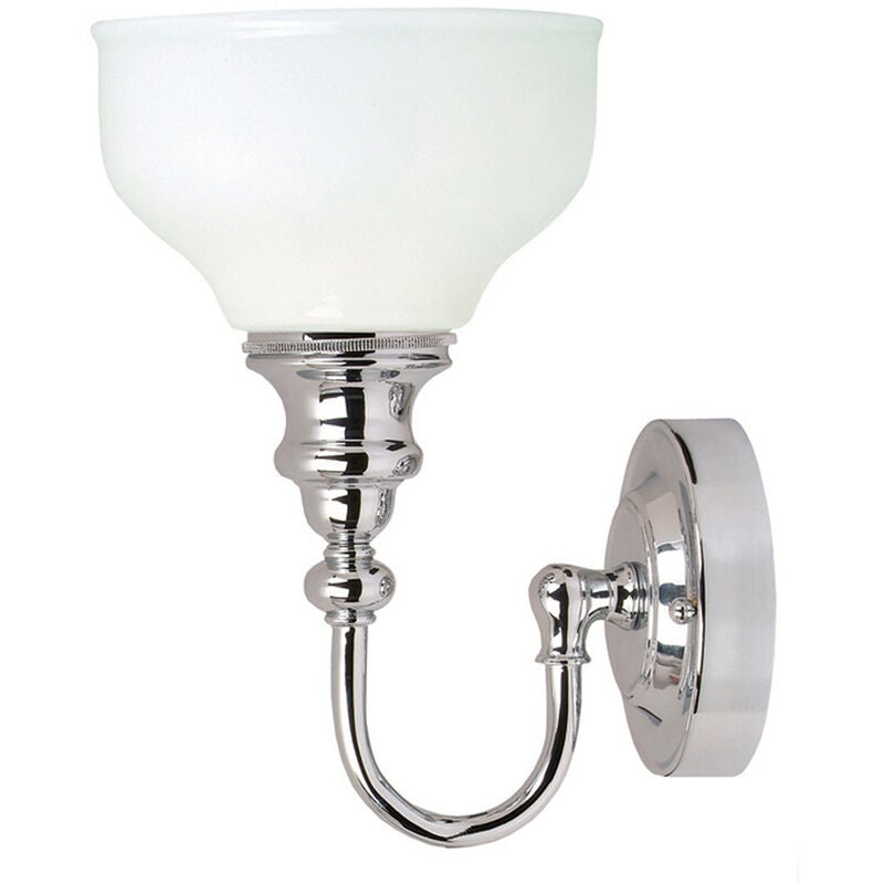 Cheadle - 1 Light Bathroom Wall Light Polished Chrome IP44, G9 - Elstead