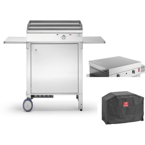 CHEF 55 ELEC Lisse + Chariot fermé + Couvercle + Housse