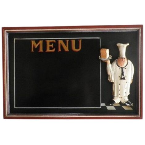 Chef Menu Blackboard - L3 x W60 x H40 cm