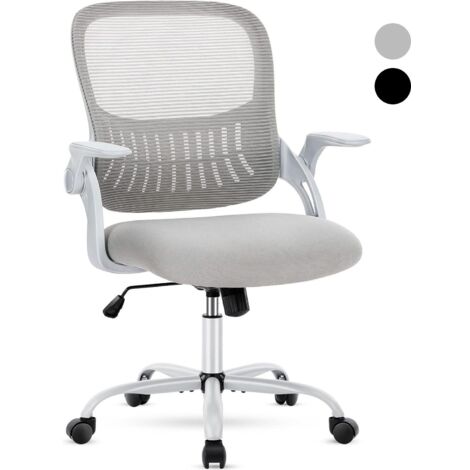 JOEAIS Chefsessel Bürostuhl Schreibtischstuhl Stuhl OfficeChair Drehstuhl Computerstuhl Bürostuhl Ergonomisch Bürosessel mit Rollen und Wippfunktion Verstellbarer Lordosenstütze Armlehne, Höhenverstellung 1