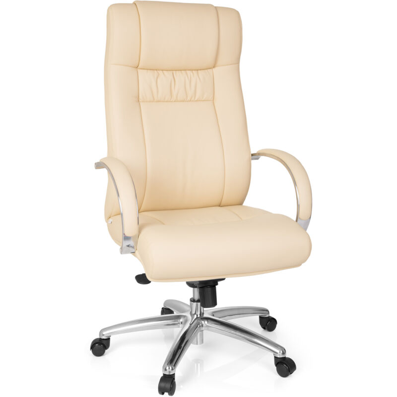 Chefsessel Xxl G 600 Kunstleder Beige/creme Hjh Office
