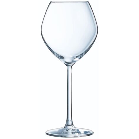 Chef&Sommelier - Cheer Up Collection - 6 Bicchiere con stelo 35 cl, moderni ed eleganti, trasparenza assoluta, prodotti in Francia, confezione rinforzata, adatti alla vendita online.