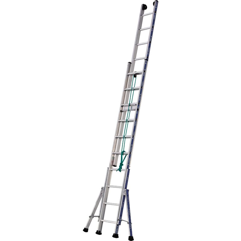 Tubesca Comabi - Echelle platinium 300 coulisse à corde 2 plans 10.04M 2x18 échelons - 02432318 - Tubesca