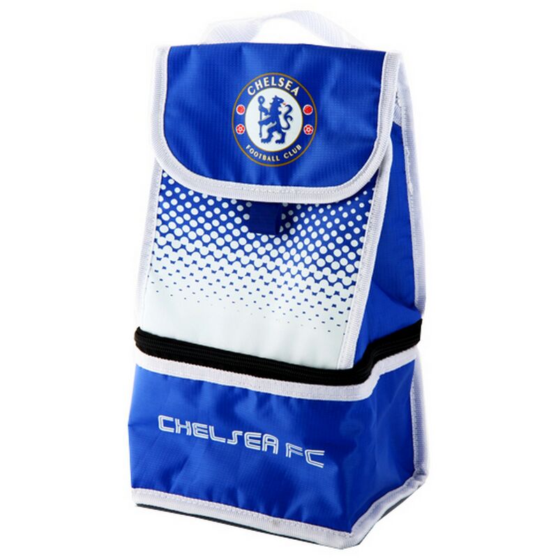 Official Fade Insulated Football Crest Lunch Bag (One Size) (Blue/White) - Blue/White - Chelsea Fc