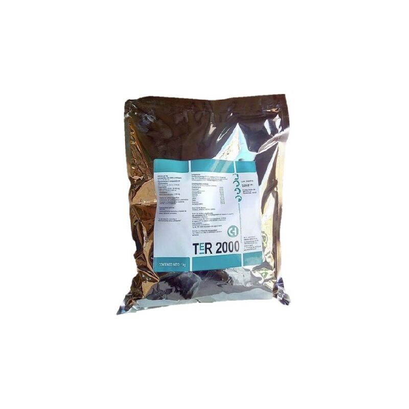 

CHEMICAL IBERICA TER 2000 Pienso Complementario para Bóvidos, Caballos, Caprino, Ovino y Porcino, Polvo, 1 kg