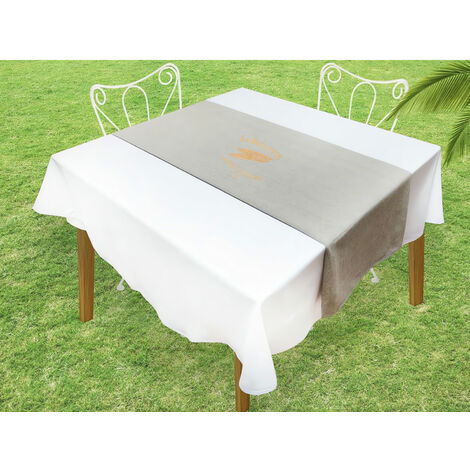 Chemin de table en coton BAGUETTE, par Soleil d'ocre