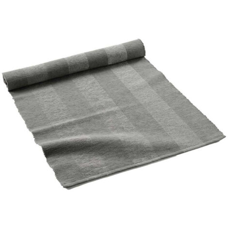 Chemin de Table en Coton "Eldora" 40x140cm Gris