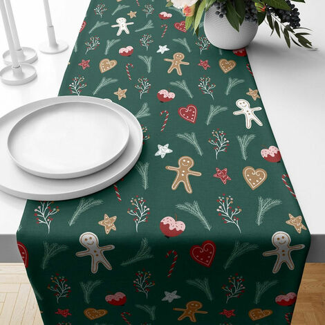 Chemin de table en coton Noël
