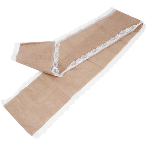 Chemin de Table en Jute Doux et Durable, Chemin de Table résistant à l'usure, pour Mariage pour Table de dîner