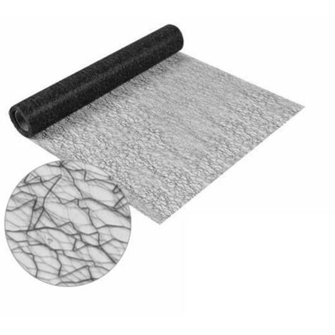 Chemin de Table Jetable "Effet Maille" 30cmx5m Noir