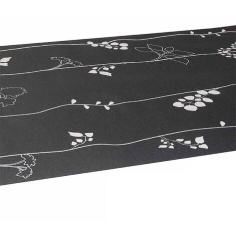 Chemin de Table Jetable "Joli Design" 40cmx3m Noir