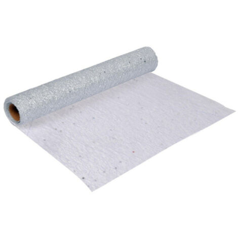 Chemin de Table Jetable "Sequins" 30cmx4m Argent
