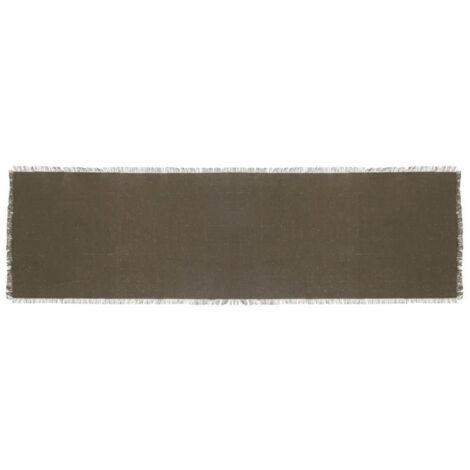 Chemin de Table "Maha" 38x140cm Vert Kaki