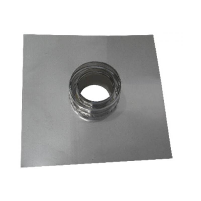 Cheminee double paroi isole plaque de buche passant la inox dn 180/230