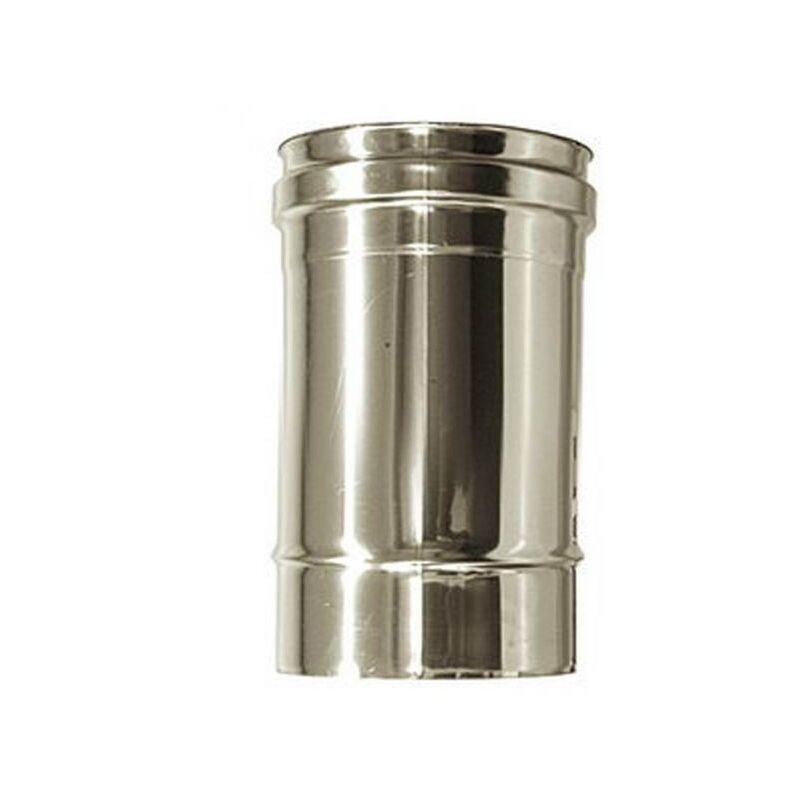 Cheminee double paroi isole inox dn 300/350 l 0,25 mt