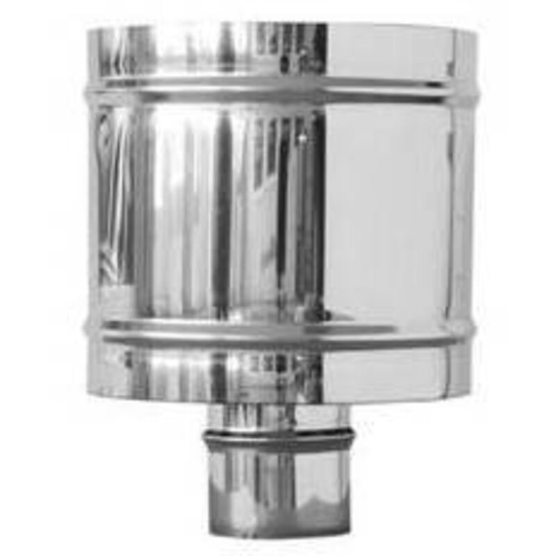 DK - Cheminée 4 vents avec base galvanisée ronde