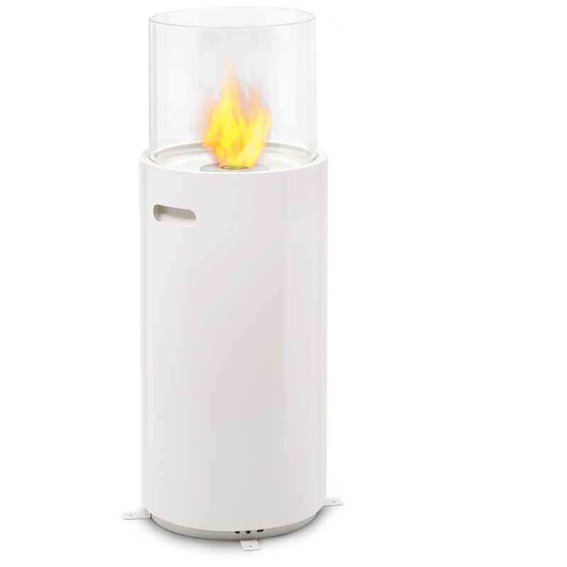 Blumfeldt - Cheminee Bioetanol, Cheminée Bioéthanol pour l'Intérieur et l'Exterieur, Cheminée au Bioéthanol avec une Durée de Combustion de 5 Heures,