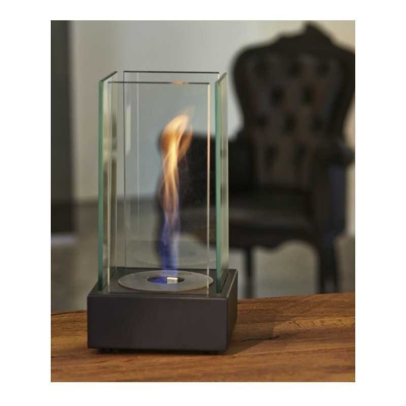 Tecno-air-system - Bio-cheminée de table Aoste 800W Noir Tecno Air System