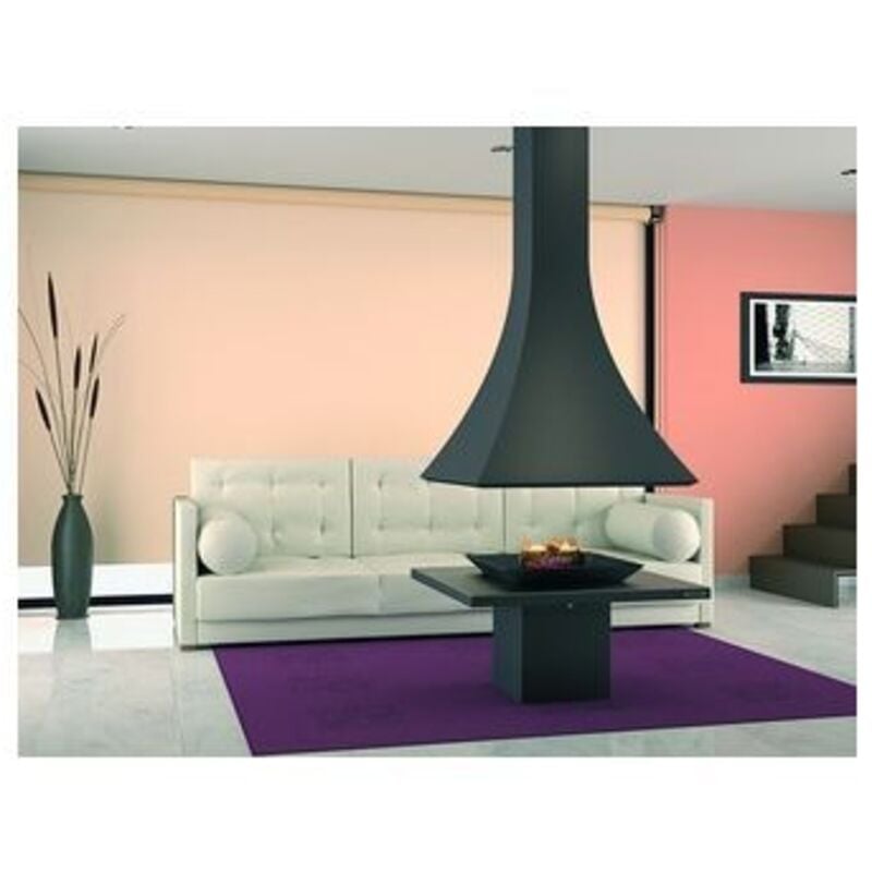 Focgrup - Cheminée centrale à base et foyer acier 14 Kw