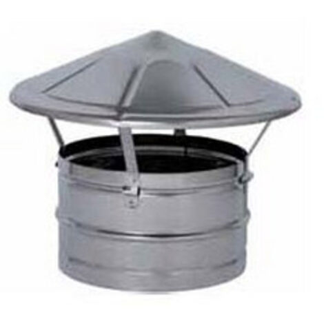 CHEMINÉE CHINOIS FIXE Ronde (raccord mâle) 10 cm