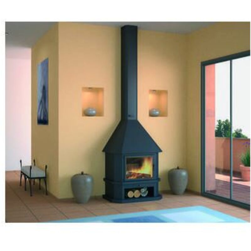 Cheminée de face à feu ouvert 17.5 Kw