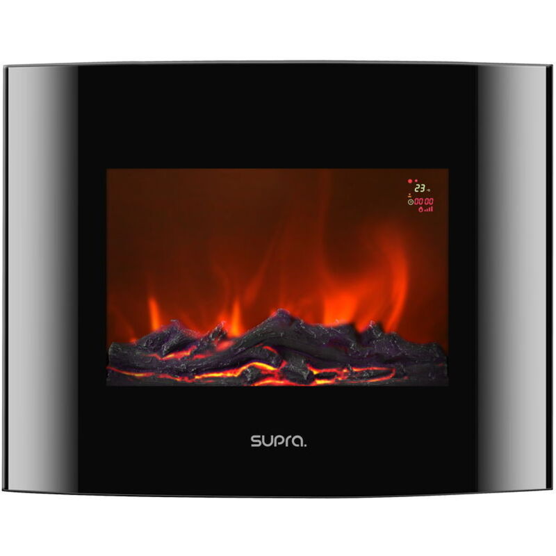 Cheminée électrique luneo avec télécommande 2000W - 541109 FR9010170B - Supra