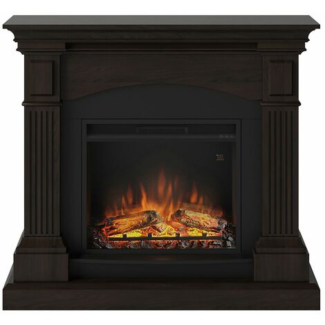 Cheminée électrique décorative "Magna" Espresso - Powerflame