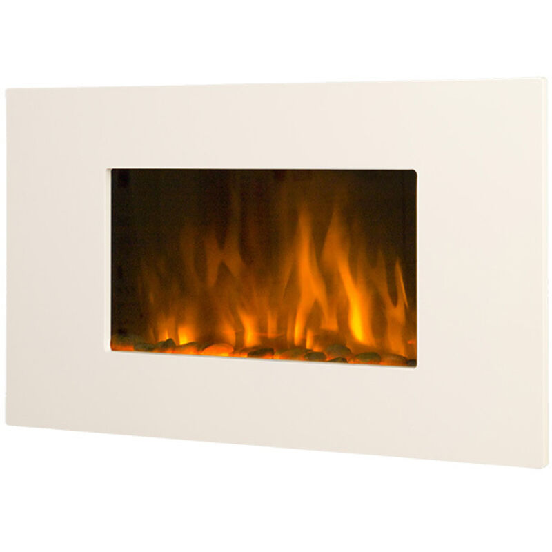 Cheminée électrique décorative 'White Loft' - Color Style - Chemin'arte