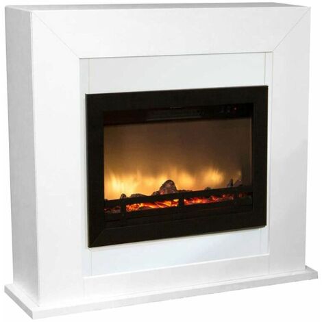 Cheminee electrique Flandria avec Facade RUBY FIRES Adra-Flandria