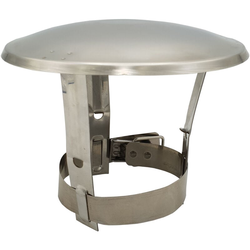 Darco - Chapeau Pare Pluie Cheminee Acier Inoxydable 60-80mm Diamètre Cheminée