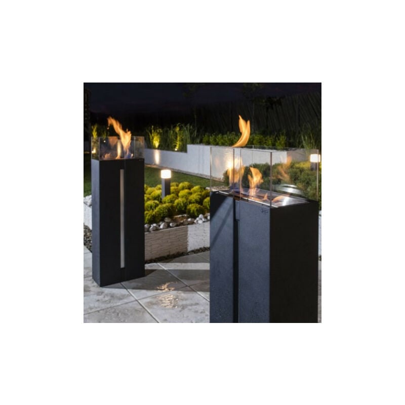 Azura Home Design - cheminée éthanol à poser romeo tüv noir