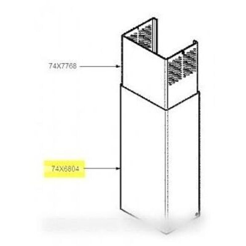 Sauter - cheminee inferieure pour hotte