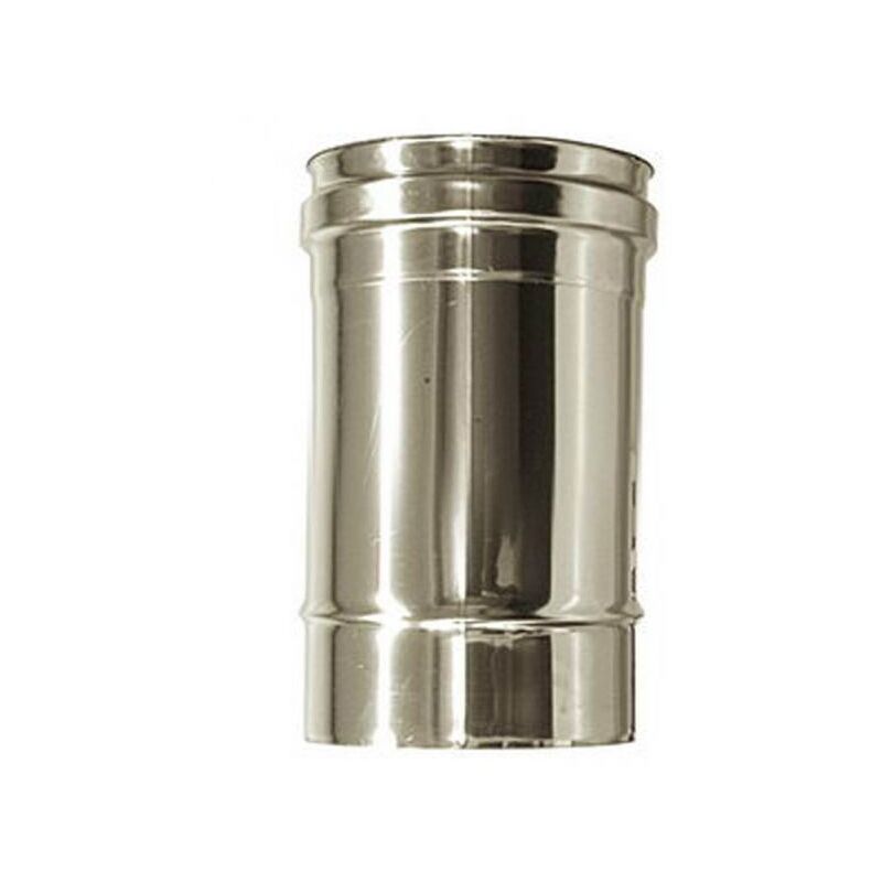 Cheminee double paroi isole inox dn 150/200 l 0,25 mt
