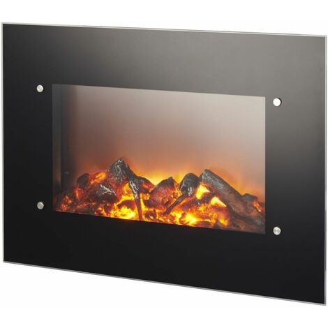 Cheminee murale Varese avec Telecommande RUBY FIRES Varese