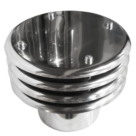 Cheminee Terminal de chapeau lamellaire conduit de cheminee DN 300