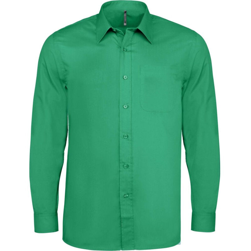 Chemise à manches longues Kariban jofrey Vert xl Chemise à manches longues Kariban jofrey Vert xl
