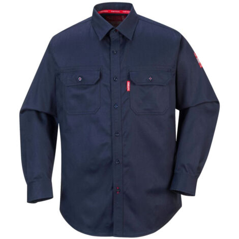Chemise Bizflame 88/12 - Taille Xxxl - Marine - Portwest