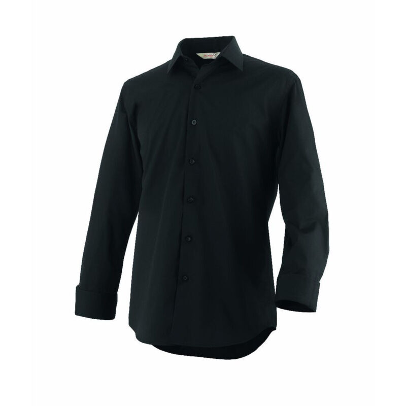 Chemise de service manches longues Homme Robur asti Noir 38 Chemise de service manches longues Homme Robur asti Noir 38