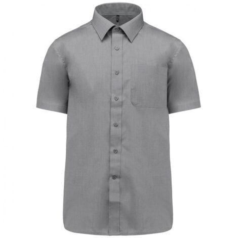 Chemise manches courtes Kariban Gris Carbone 6XL