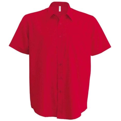 Chemise manches courtes Kariban Rouge L