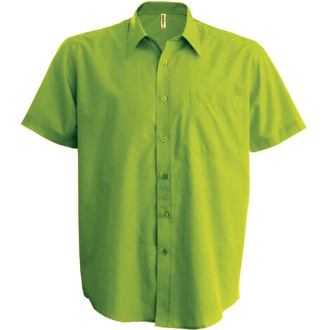 Chemise manches courtes Kariban Vert Citron XS