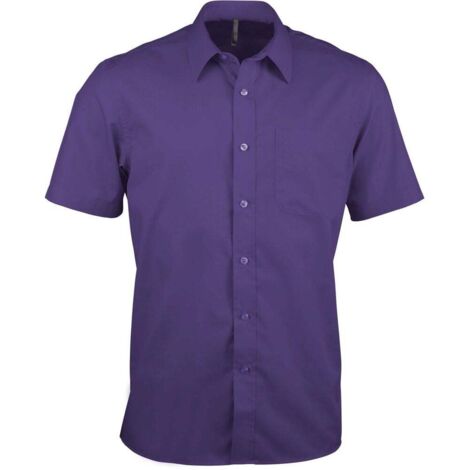 Chemise manches courtes Kariban Violet XL